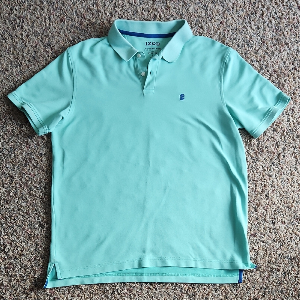 IZOD Men's Light Blue Polo Shirt